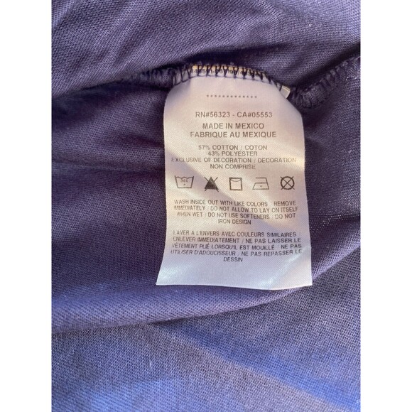 The Nike Tee Dri-Fit Indiana Pacers NBA Shirt Mens XS Navy Crew Neck Long Sleeve - Picture 4 of 10